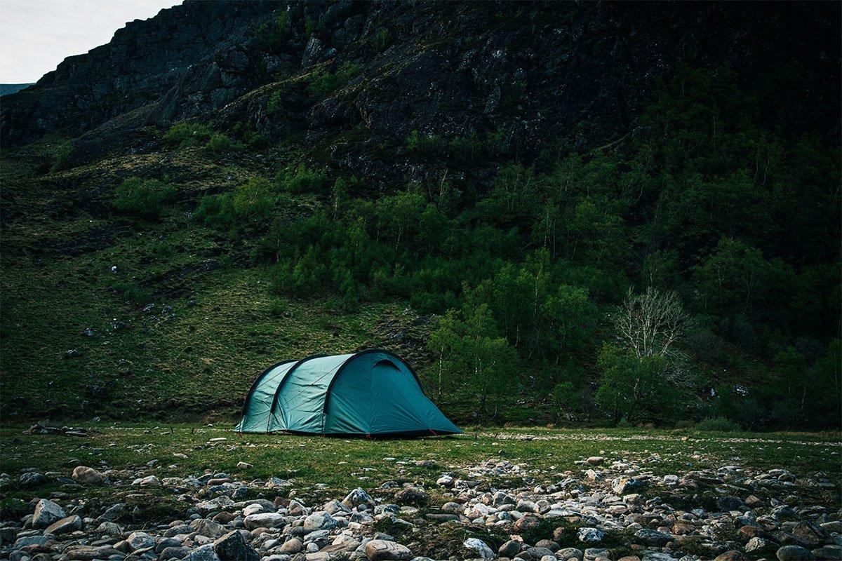 Respite 2-Person Extended Tunnel Tent - Green