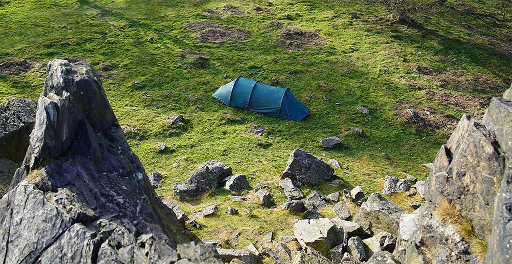 Respite 2-Person Extended Tunnel Tent - Green