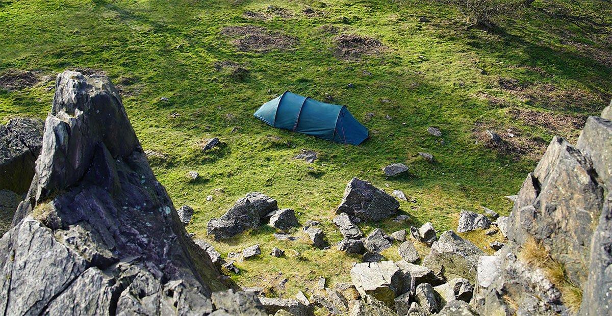 Respite 2-Person Extended Tunnel Tent - Green