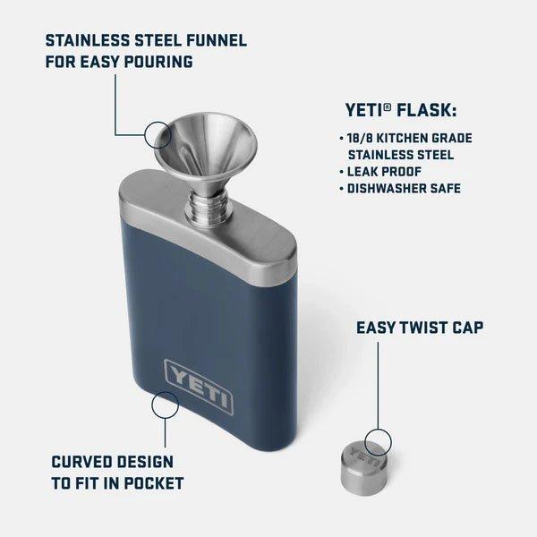 7oz Flask - Navy