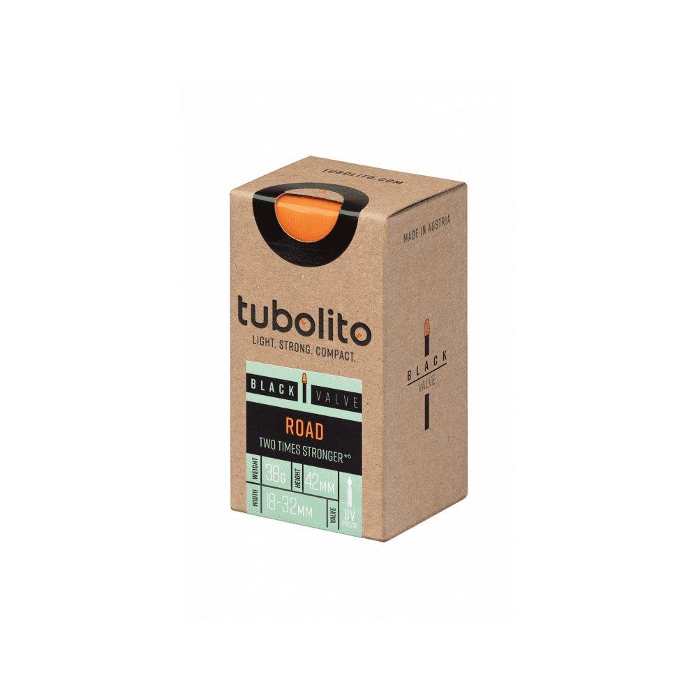 Tubo-Road 700C 18-32mm, 42mm Bike Inner Tube - Black