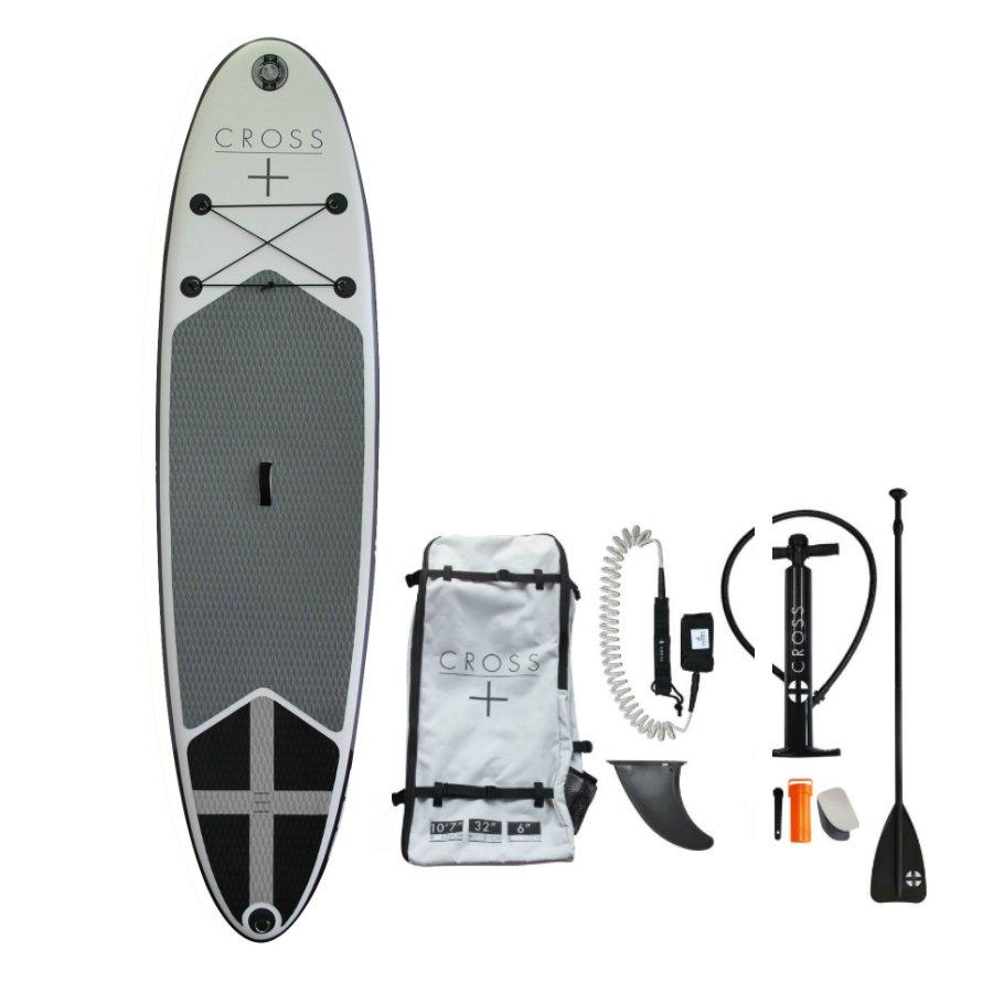 10ft 7in Cross Inflatable Stand-up Paddleboard Package (SUP)