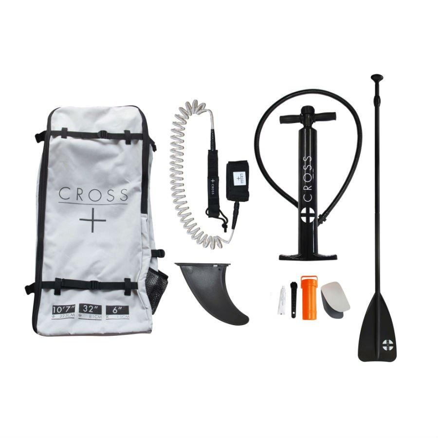 10ft 7in Cross Inflatable Stand-up Paddleboard Package (SUP)