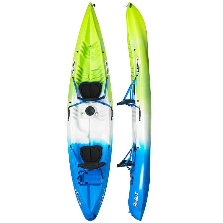 Paradise II Tandem Kayak - Green