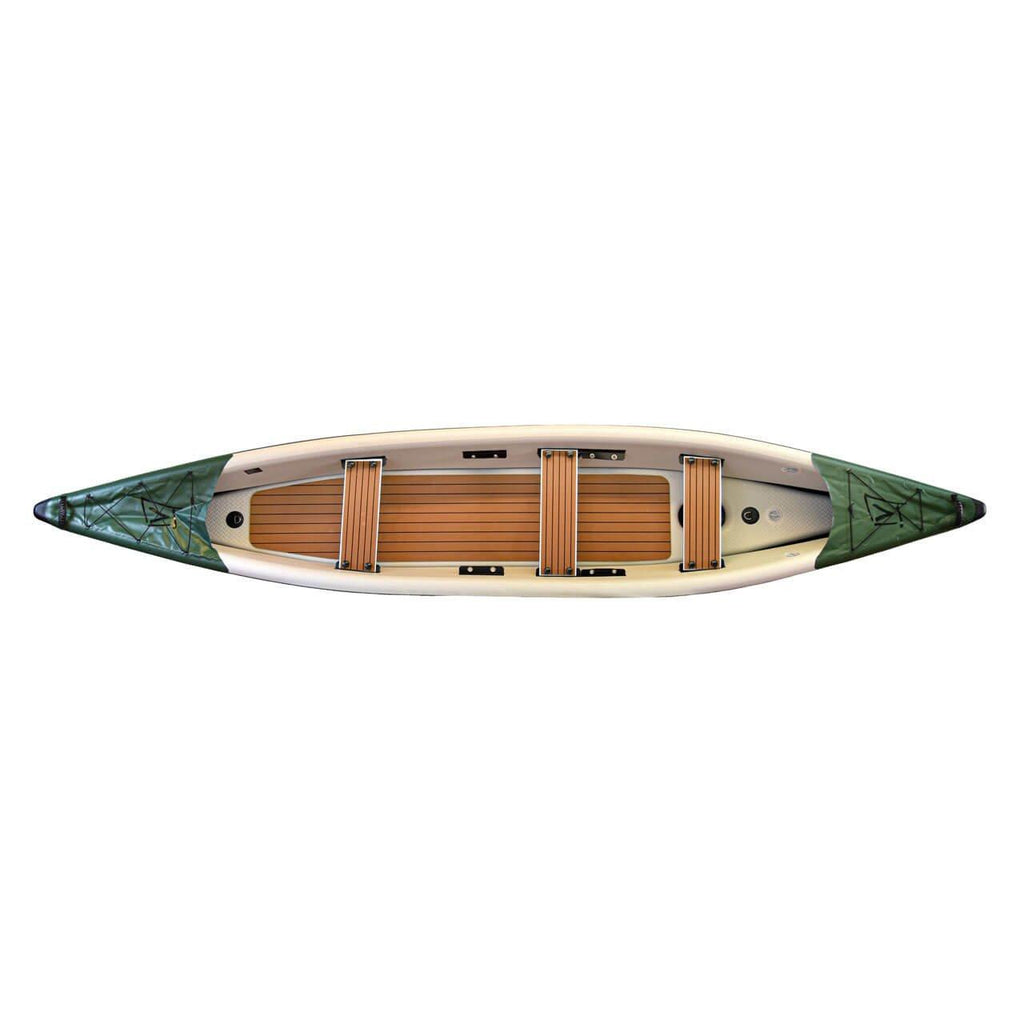 CanCan 16 Inflatable Canoe - Green