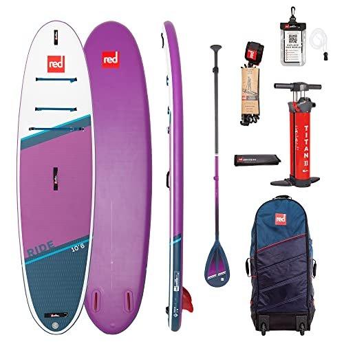 Ride 10ft 6in Inflatable Hybrid Tough SUP Package - Purple