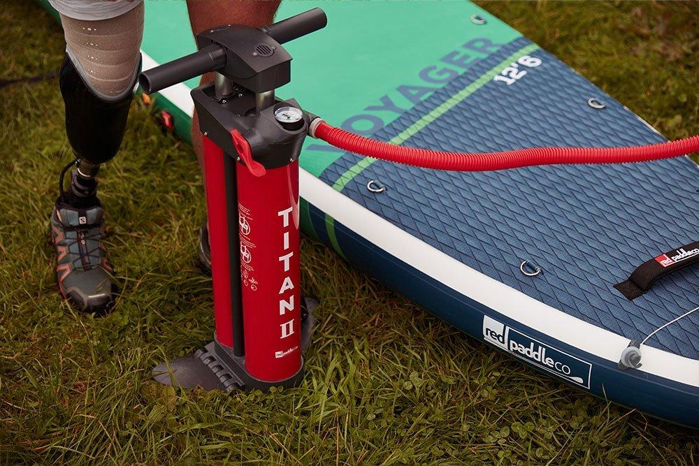 Voyager 12ft 6in Hybrid Tough SUP Pack - Green
