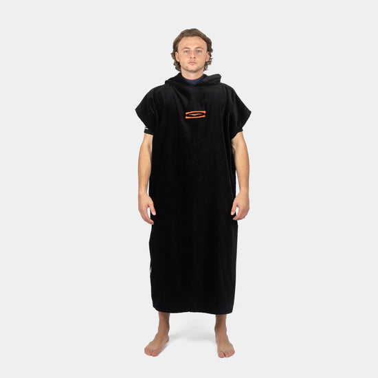 Changing Poncho Towel - Black