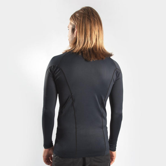 Men's UV Protection Long Sleeve Rashvest - Black
