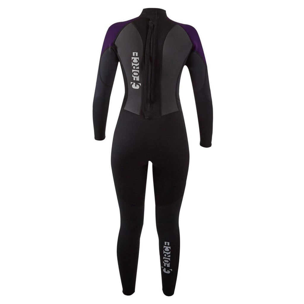 Women's GForce 3mm Wetsuit - Black/Mulberry