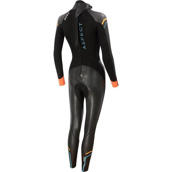 Women's Aspect Wetsuit - Black/Blue/Orange