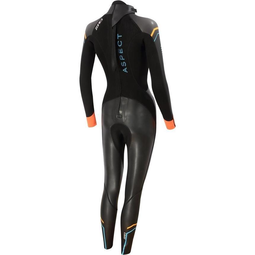 Women's Aspect Wetsuit - Black/Blue/Orange