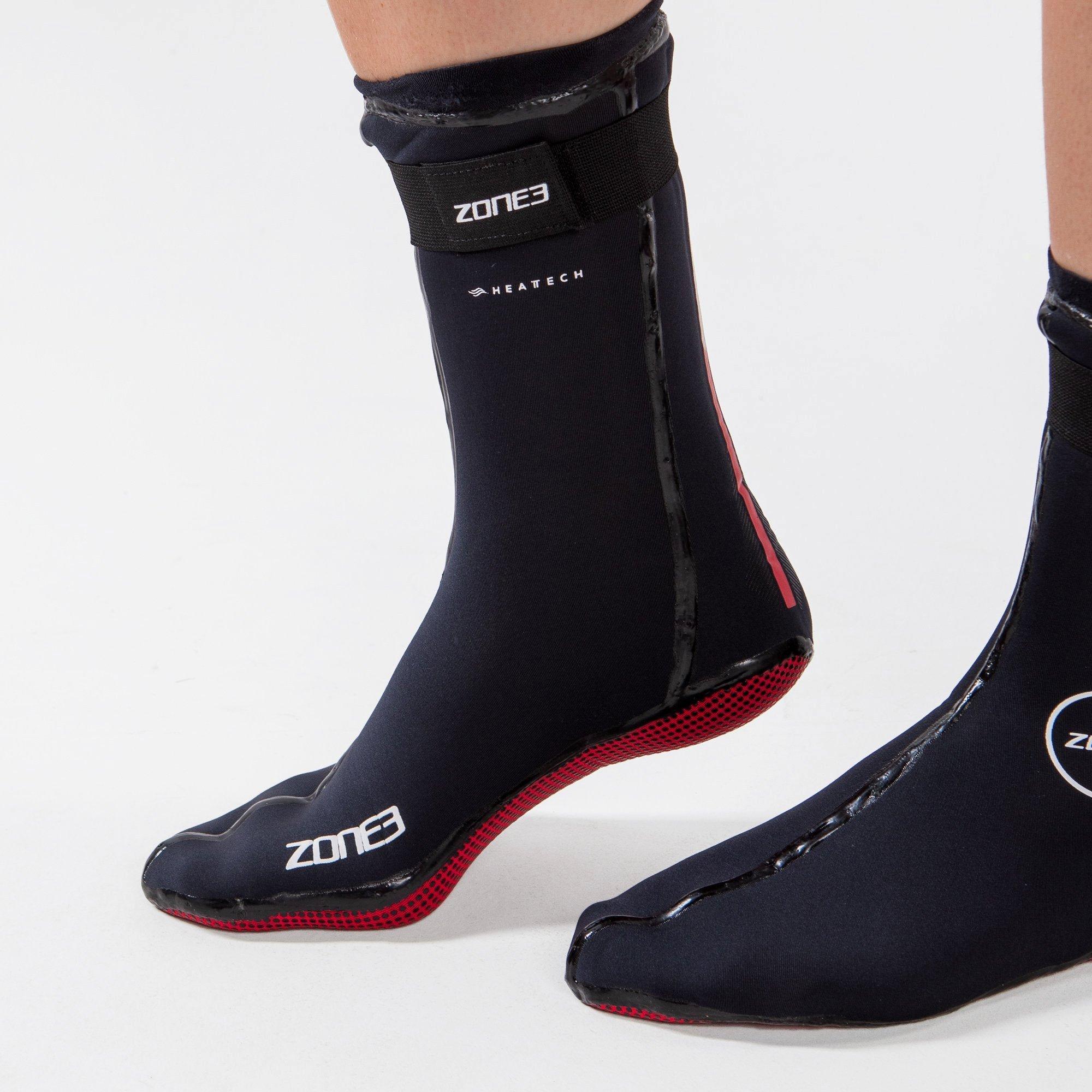Neoprene Heat Tech Swim Socks - Black