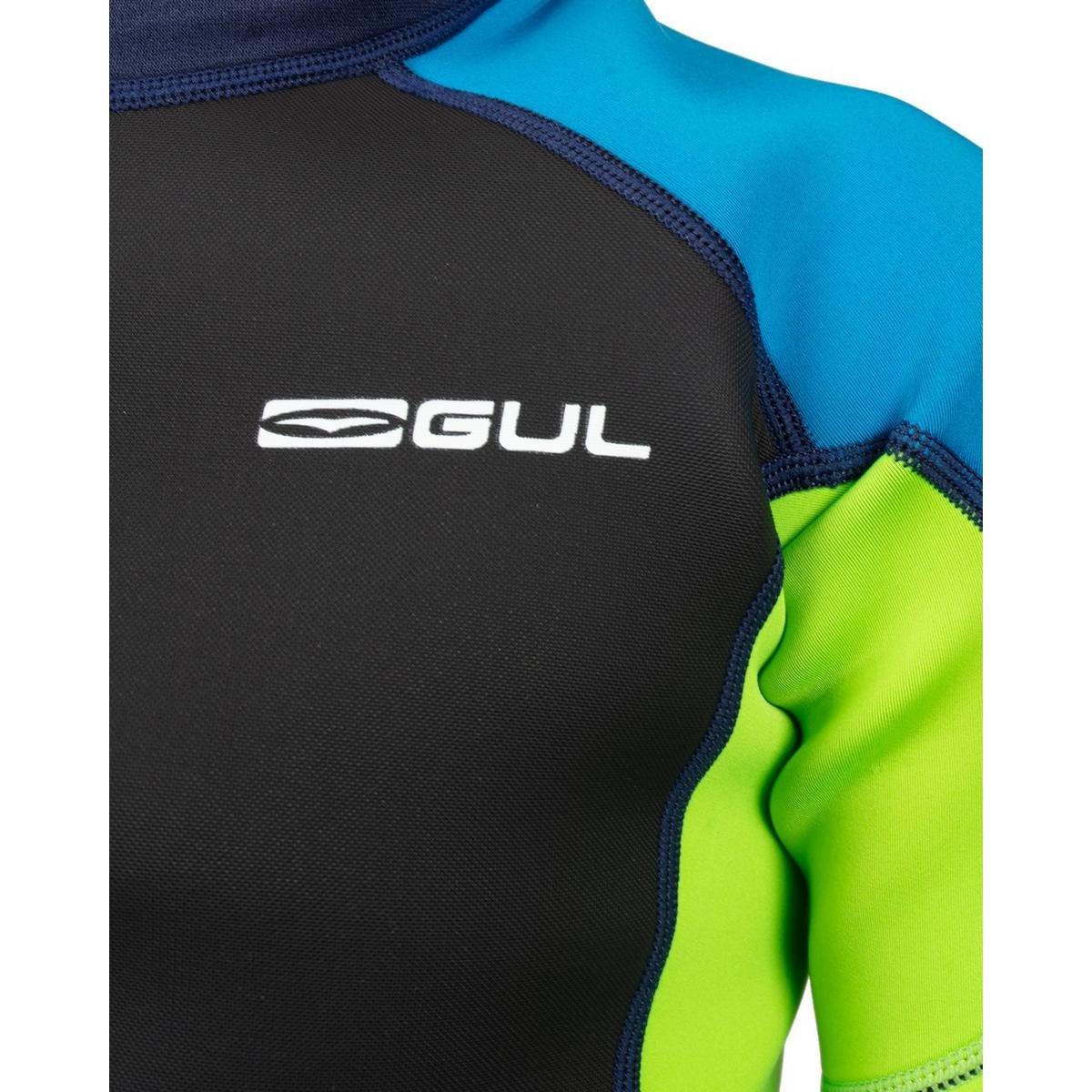 Kids Response 3/2mm Wetsuit - Navy/Lime