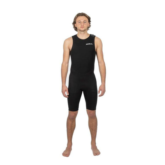 Men's Response 3/2mm Flatlock ShortJohn Wetsuit -  Black