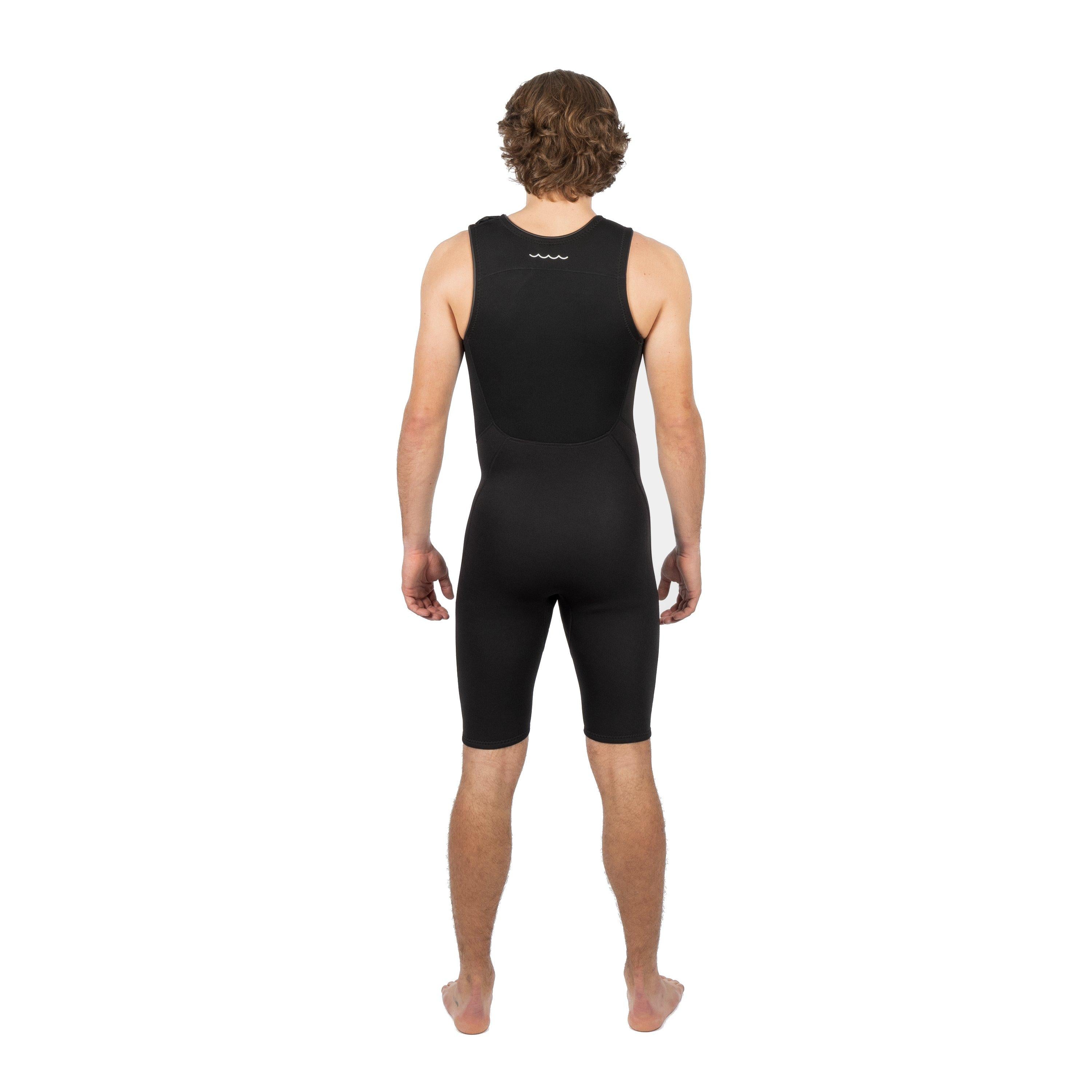 Men's Response 3/2mm Flatlock ShortJohn Wetsuit -  Black