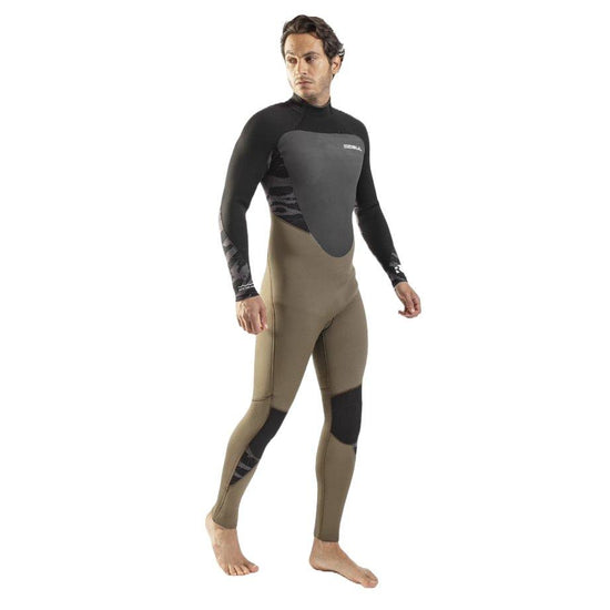 Men's Response 5/3mm Blind Stitched Steamer - Green/Black