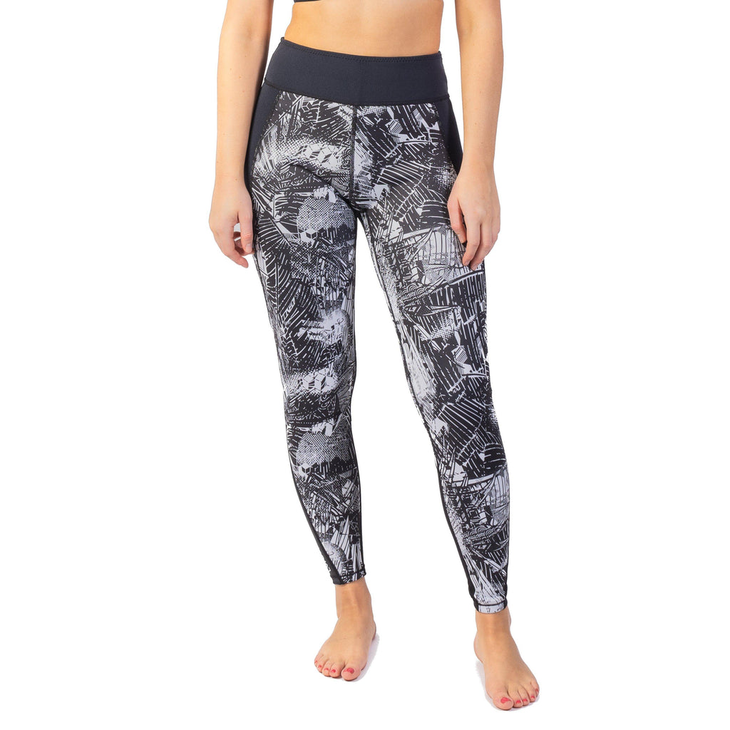 Women's Luna7 Watersport Leggings - Broken Palm
