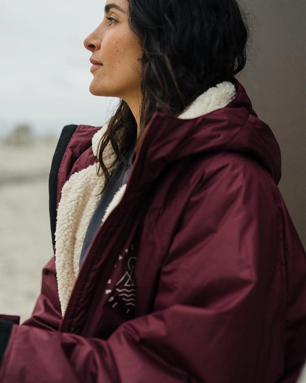 Unisex Escapism Changing Robe - Red
