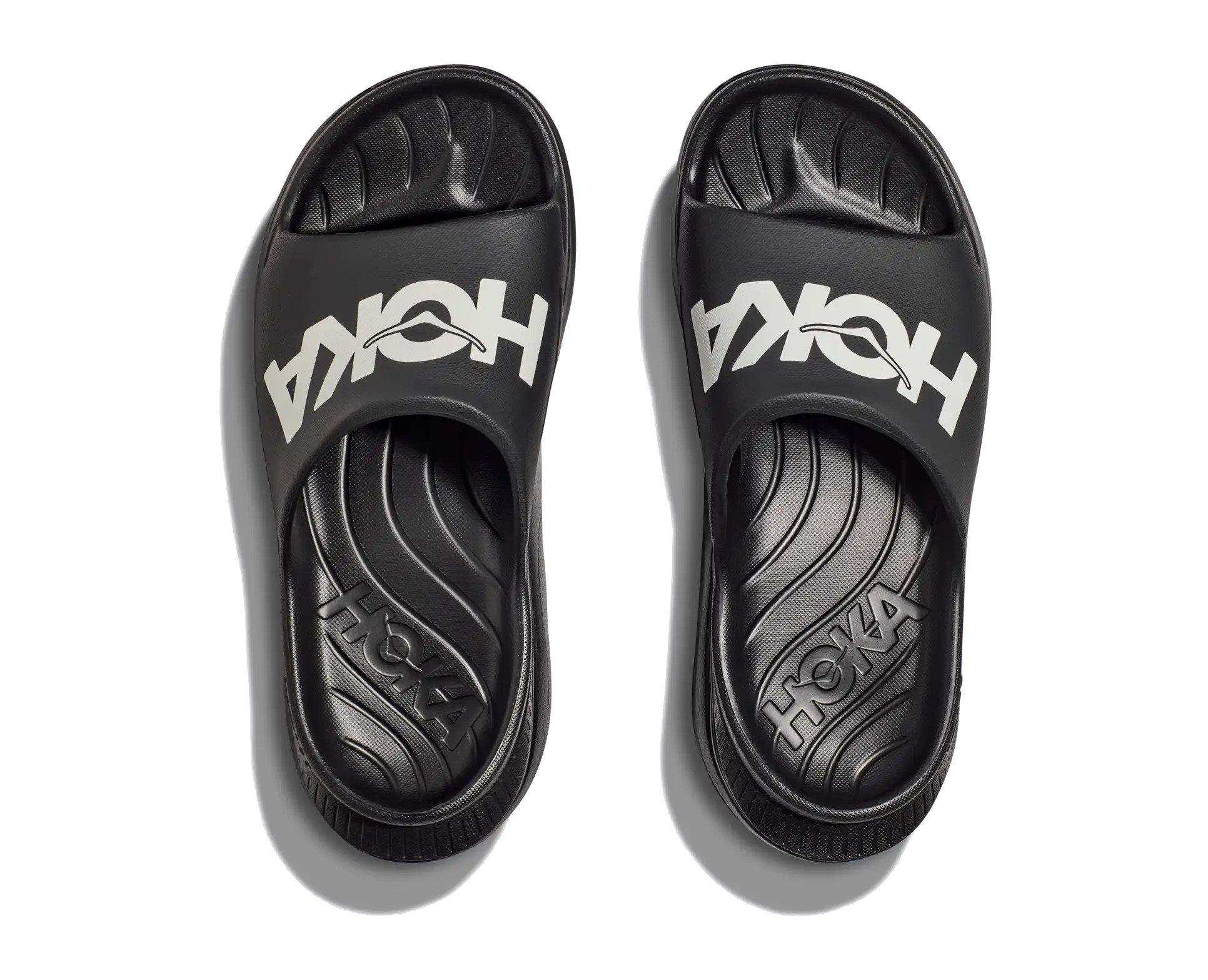 HOKA Ora Recovery Slide ブラック 24CM Hoka Unisex Ora Athletic Slide - Black | Tiso