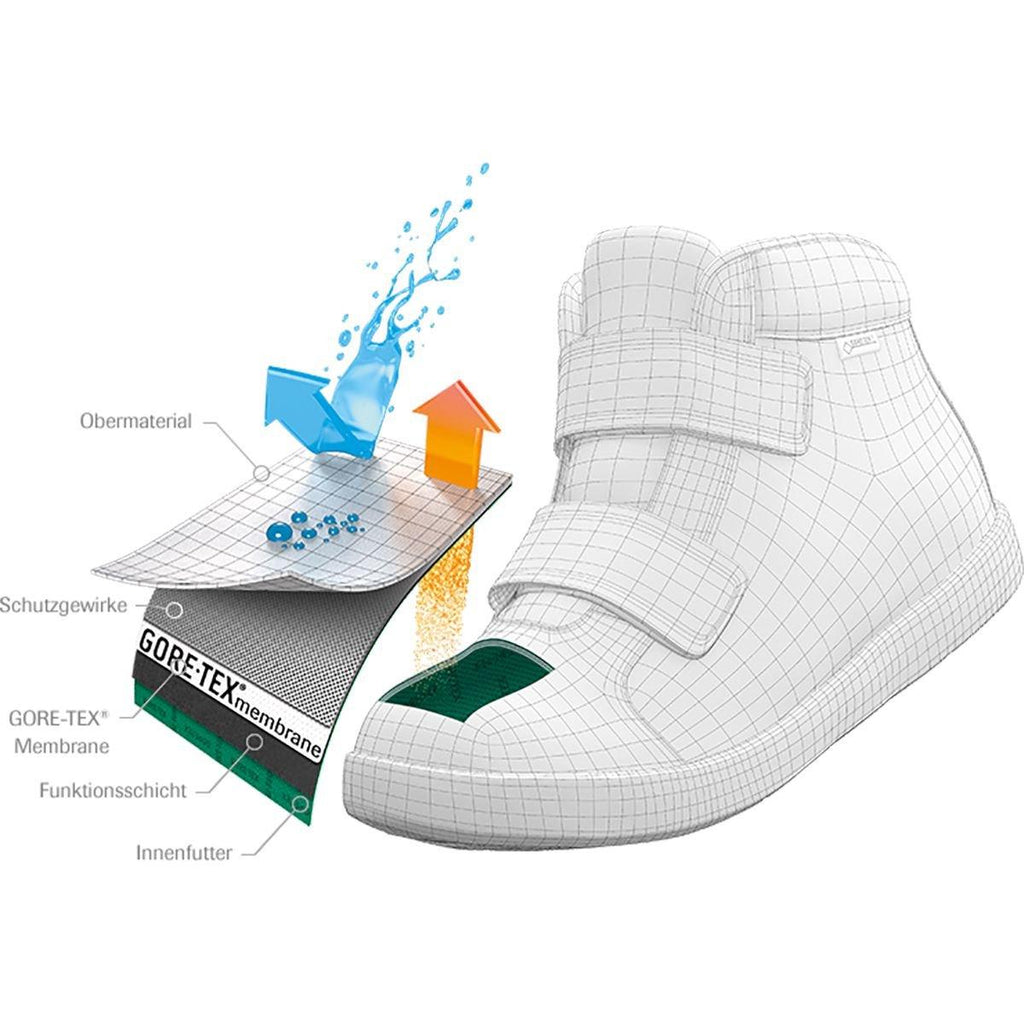 Kid's Minnesota GORE-TEX Walking Boots - Lemon / Blue