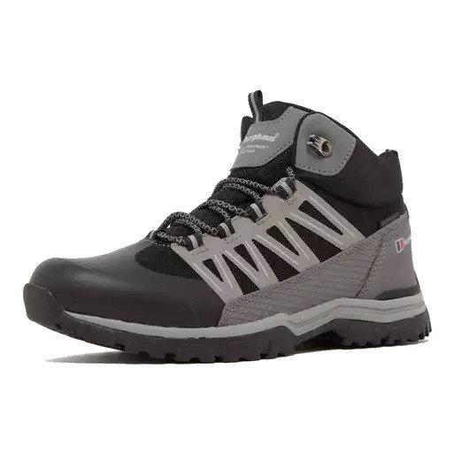 Kids' Explorer Mid Waterproof Hiking Boots - Black