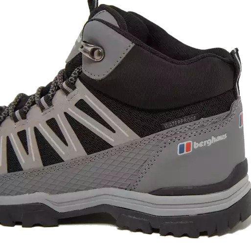 Kids' Explorer Mid Waterproof Hiking Boots - Black