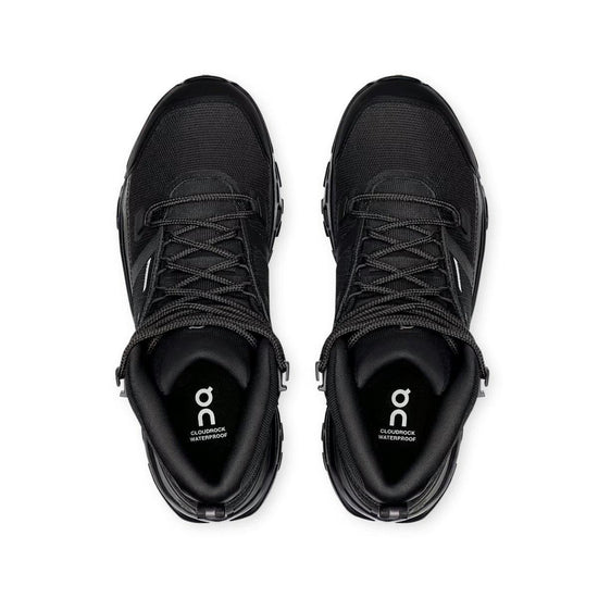 Women's Cloudrock Mid Waterproof Hiking Boots - Black