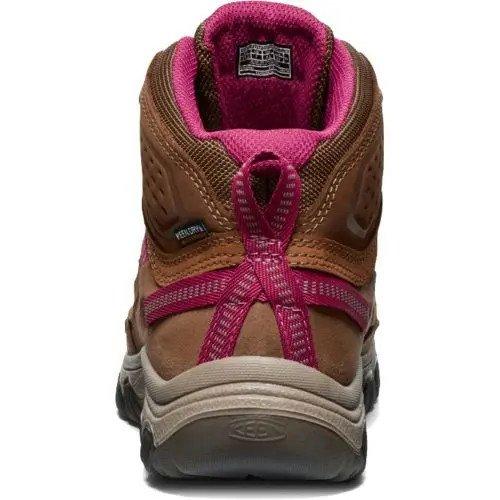 Women's Targhee IV Waterproof Hiking Boots- Brown/Pink