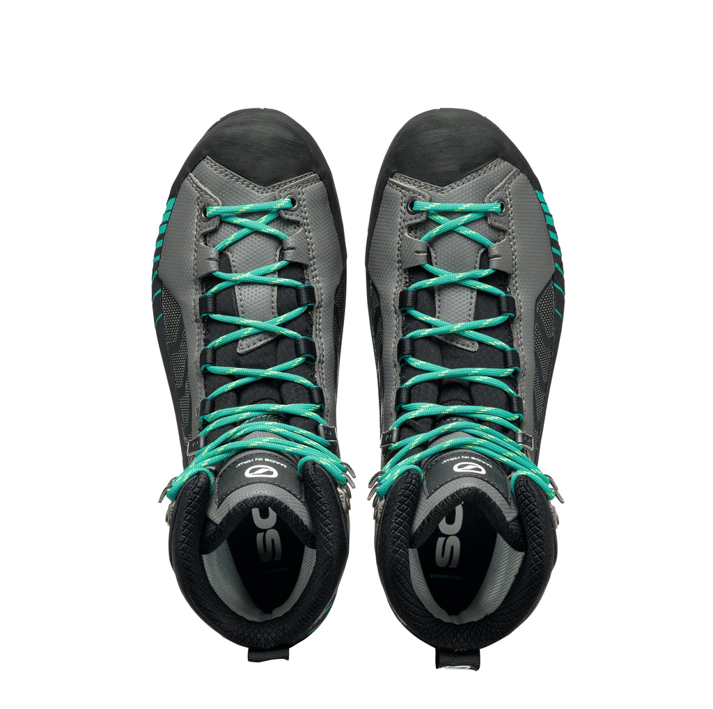 Women's Ribelle Lite HD Mountaineering Boots - Iron Grey/Tropical Green