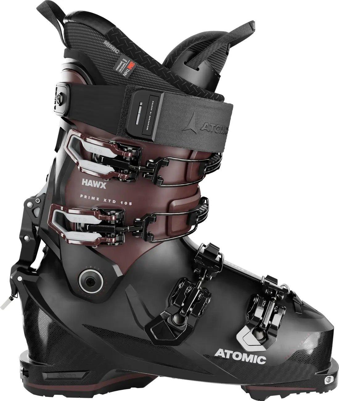 Atomic Women's Hawx Prime XTD 105 GW Ski Boots - Black/Maroon | Tiso