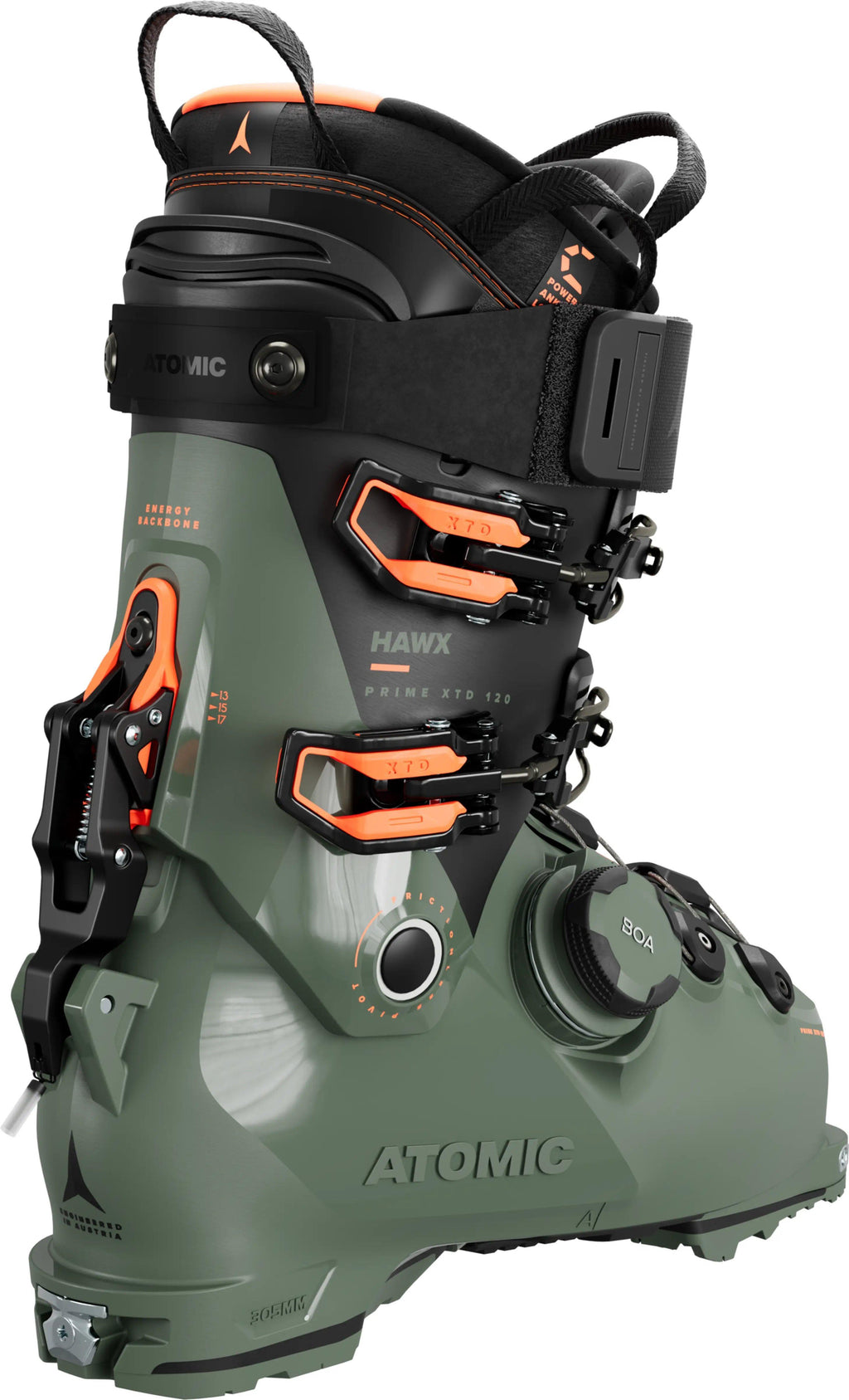 Men's Hawx Prime XTD 120 BOA GW Ski Boots - Green / Orange