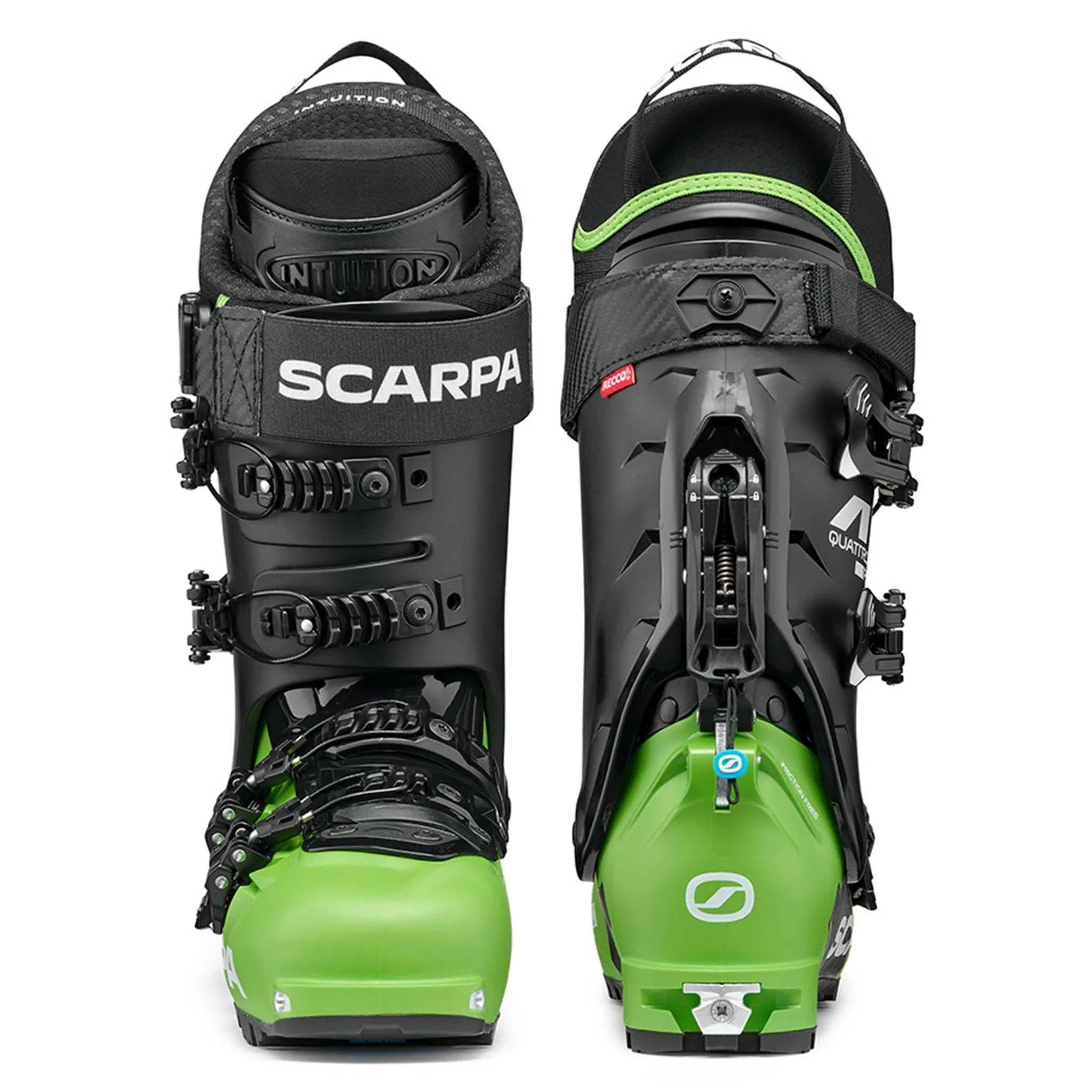 Scarpa - Men's 4Quattro Pro Ski Boot - Green / Black | Tiso