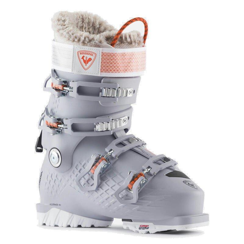 【美品】LANGE RRS80 スキー ブーツ シルバー Rossignol Women's AllTrack 80 GW Ski Boots - Grey | Tiso