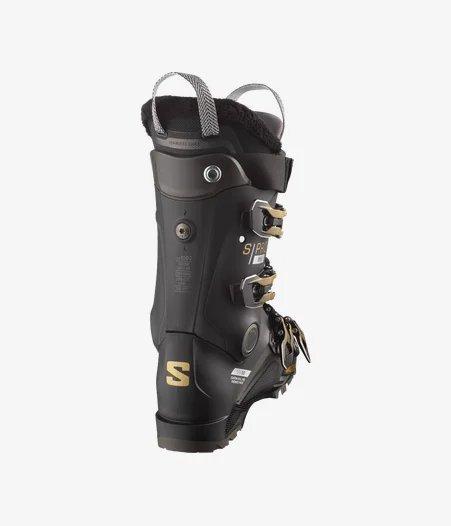 Women's S/Pro Medium Volume (MV) 90 Ski Boots - Black/Gold