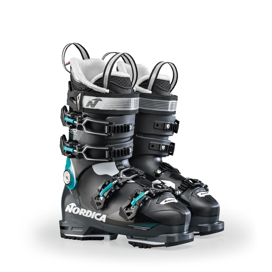 Women's Promachine 95 GW Ski Boots - Black / Grey / Blue