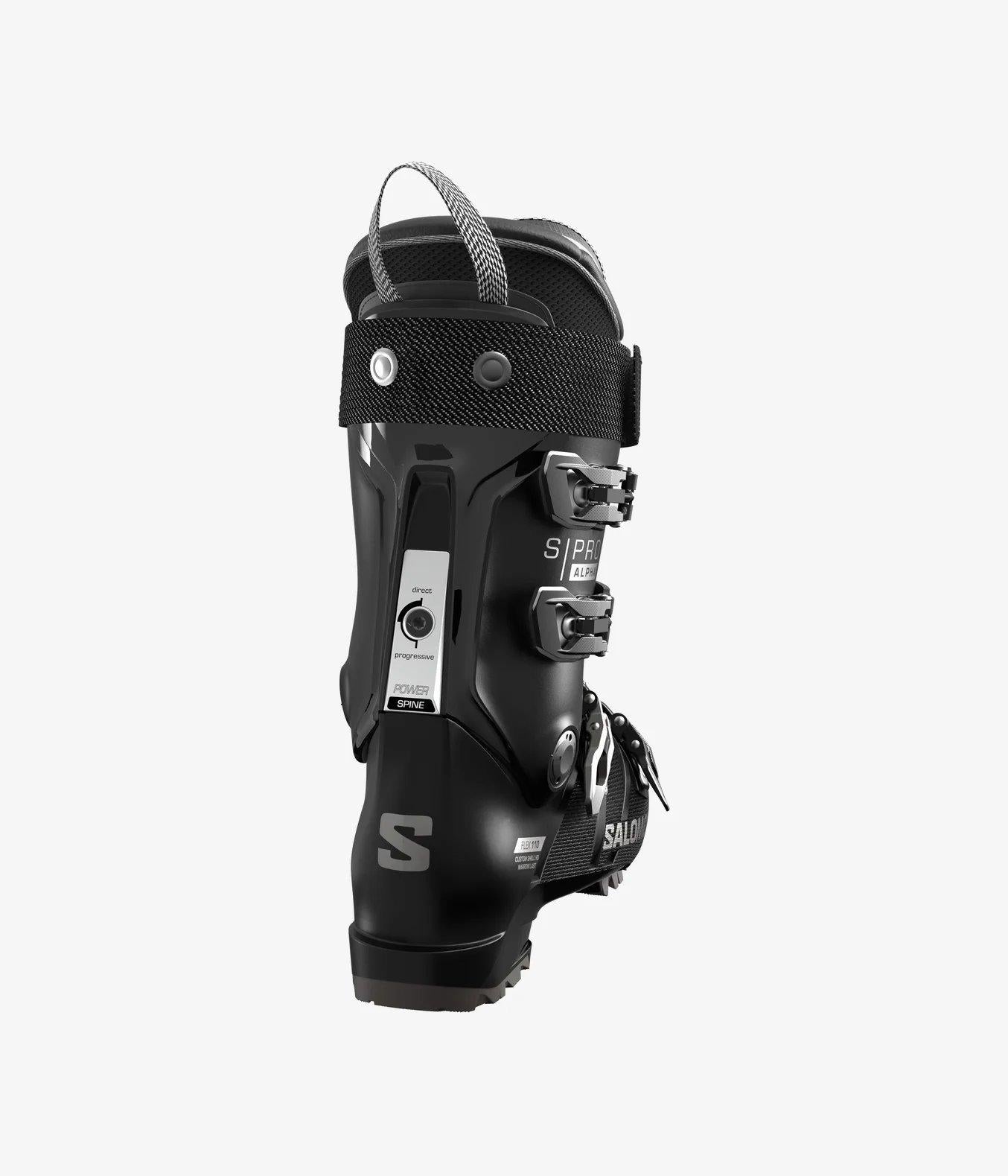 Men's S/Pro Alpha 110 Ski Boots - Black / Dark Grey
