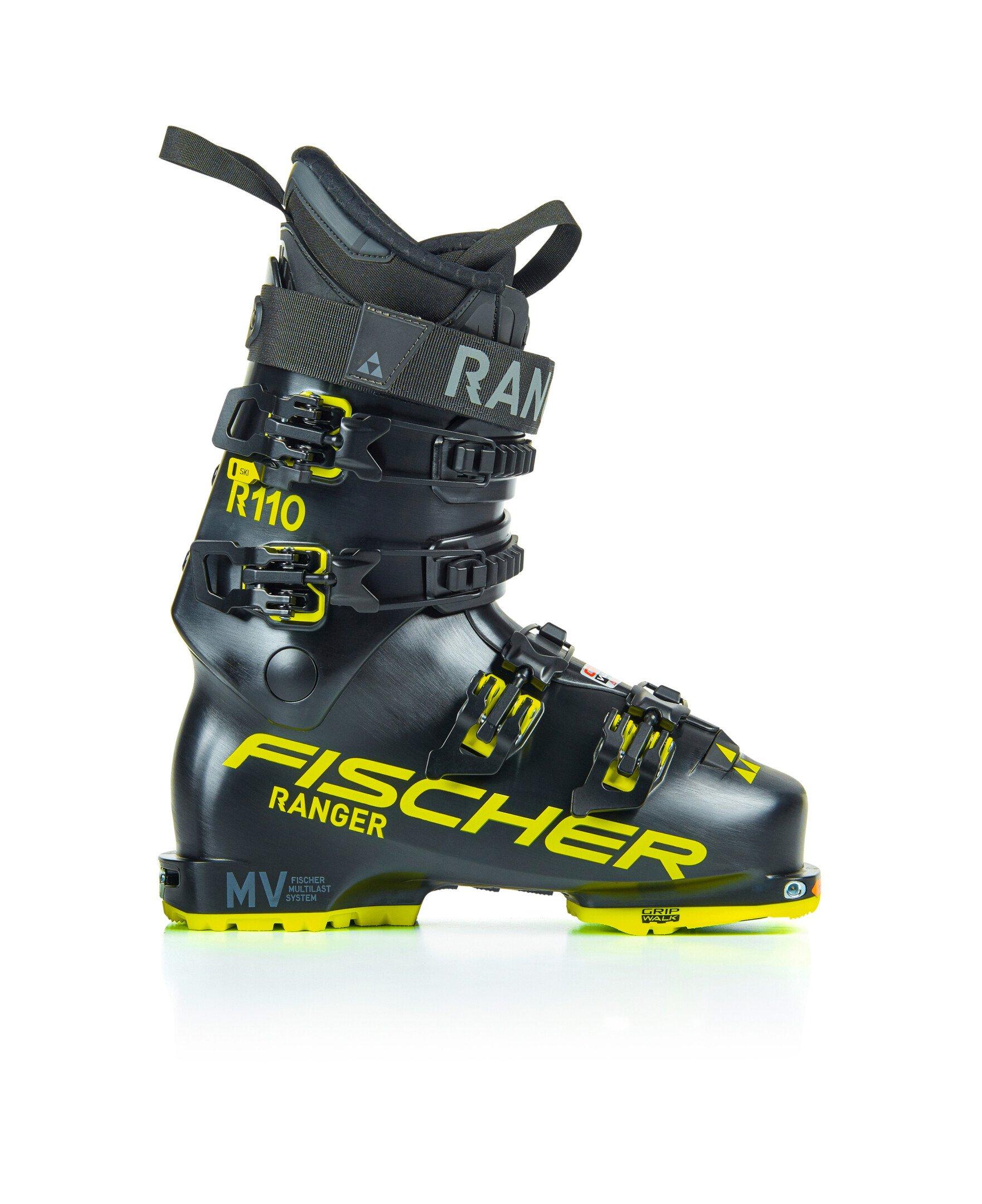 Fischer Men's Ranger 110 MV DYN Ski Boots - Black / Yellow | Tiso