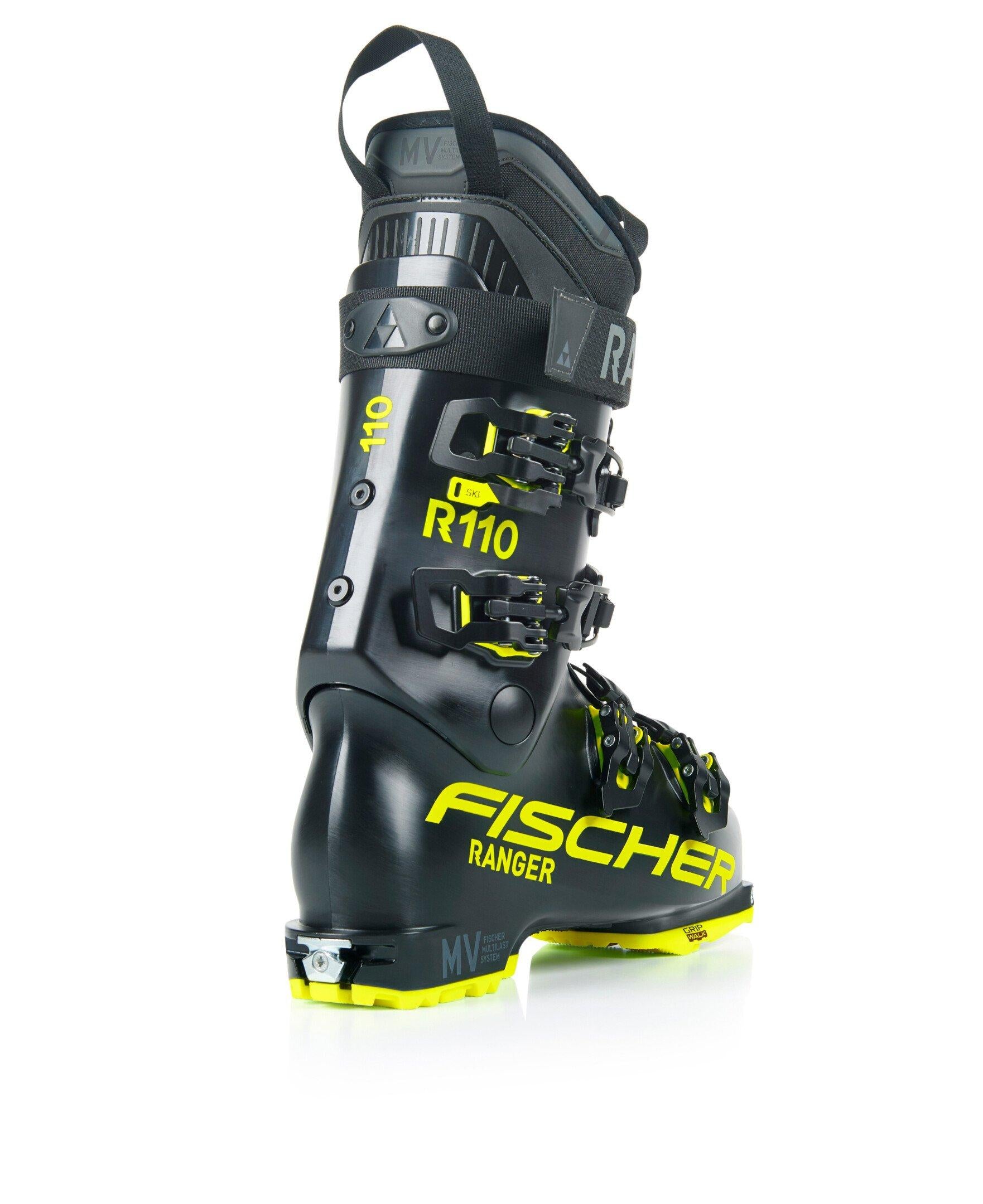 Fischer Men's Ranger 110 MV DYN Ski Boots - Black / Yellow | Tiso