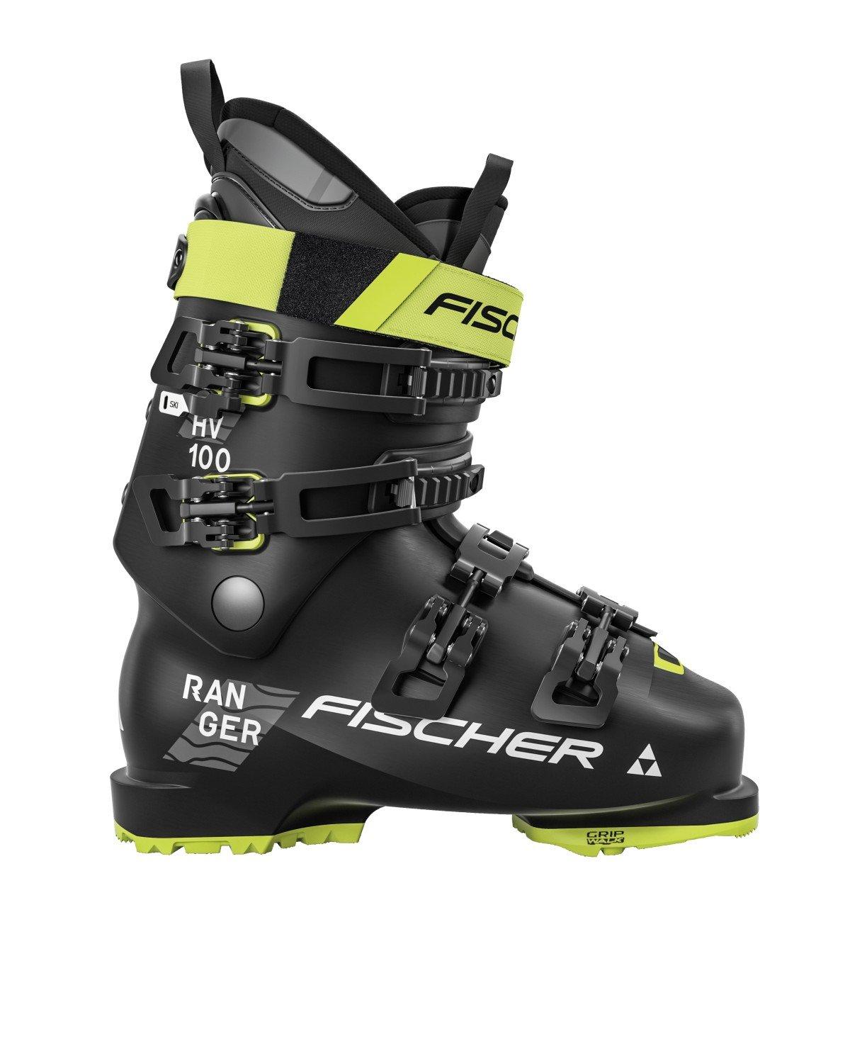 Fischer Men's Ranger HV 100 Vacuum Ski Boots - Black / Yellow | Tiso