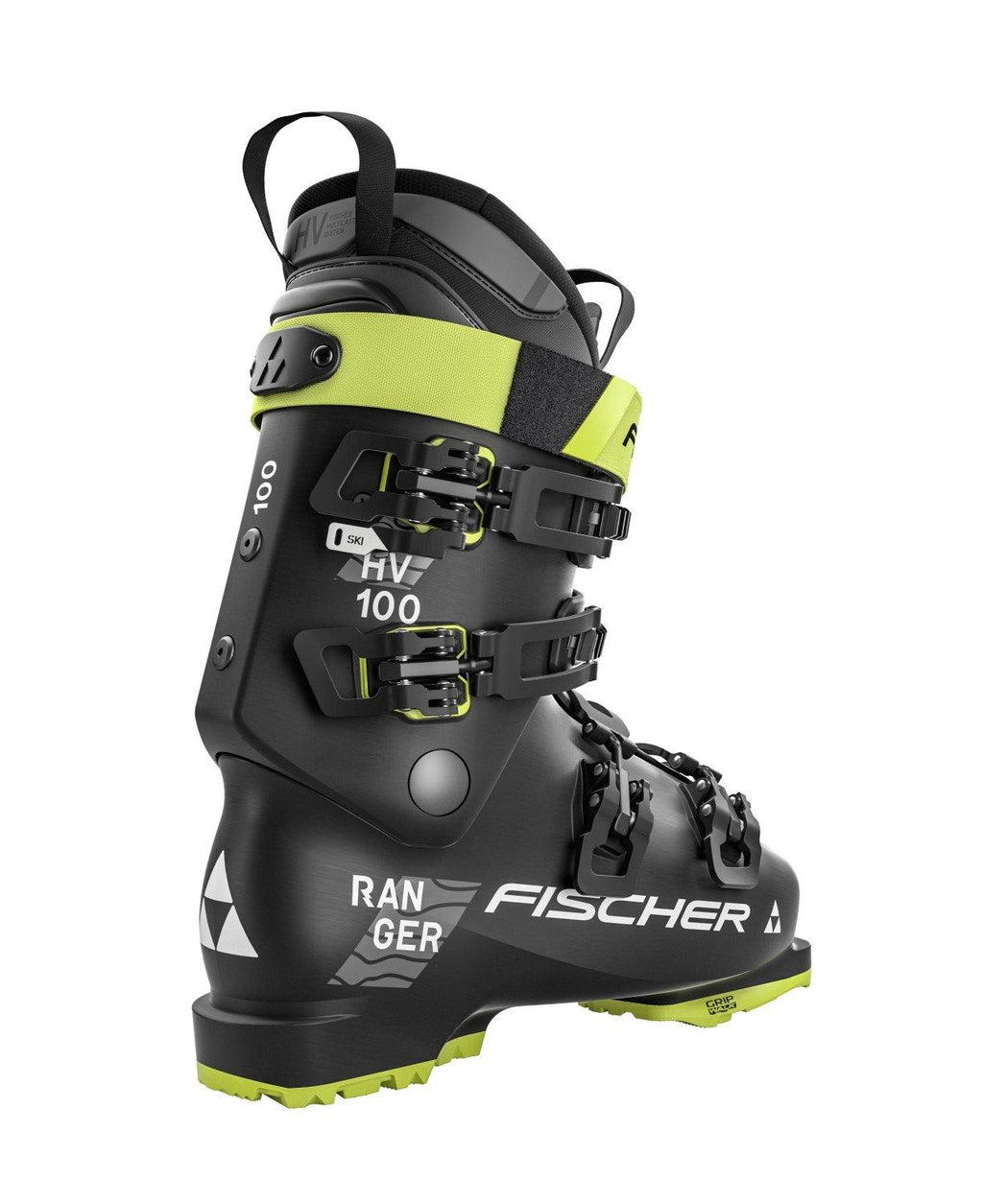 Men's Ranger HV 100 Vacuum Ski Boots - Black / Yellow