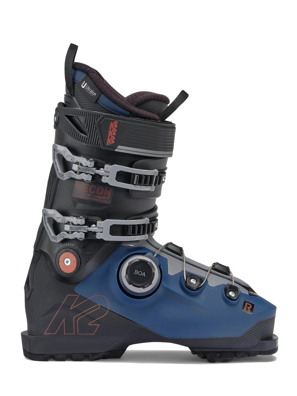 Men's Recon 110 BOA Ski Boots - Black / Blue
