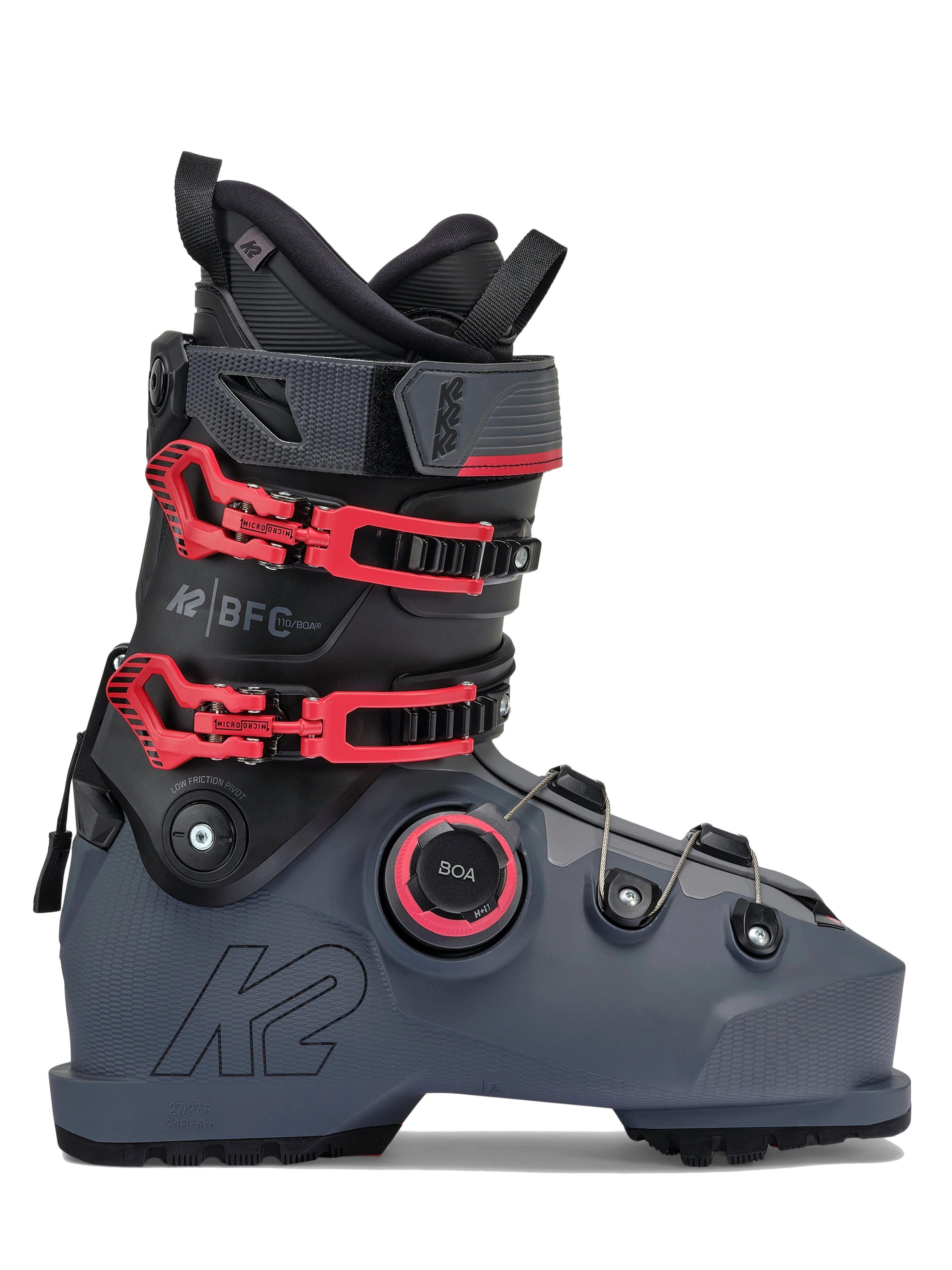 K2 Men's BFC 110 BOA Ski Boots - Black / Red | Tiso
