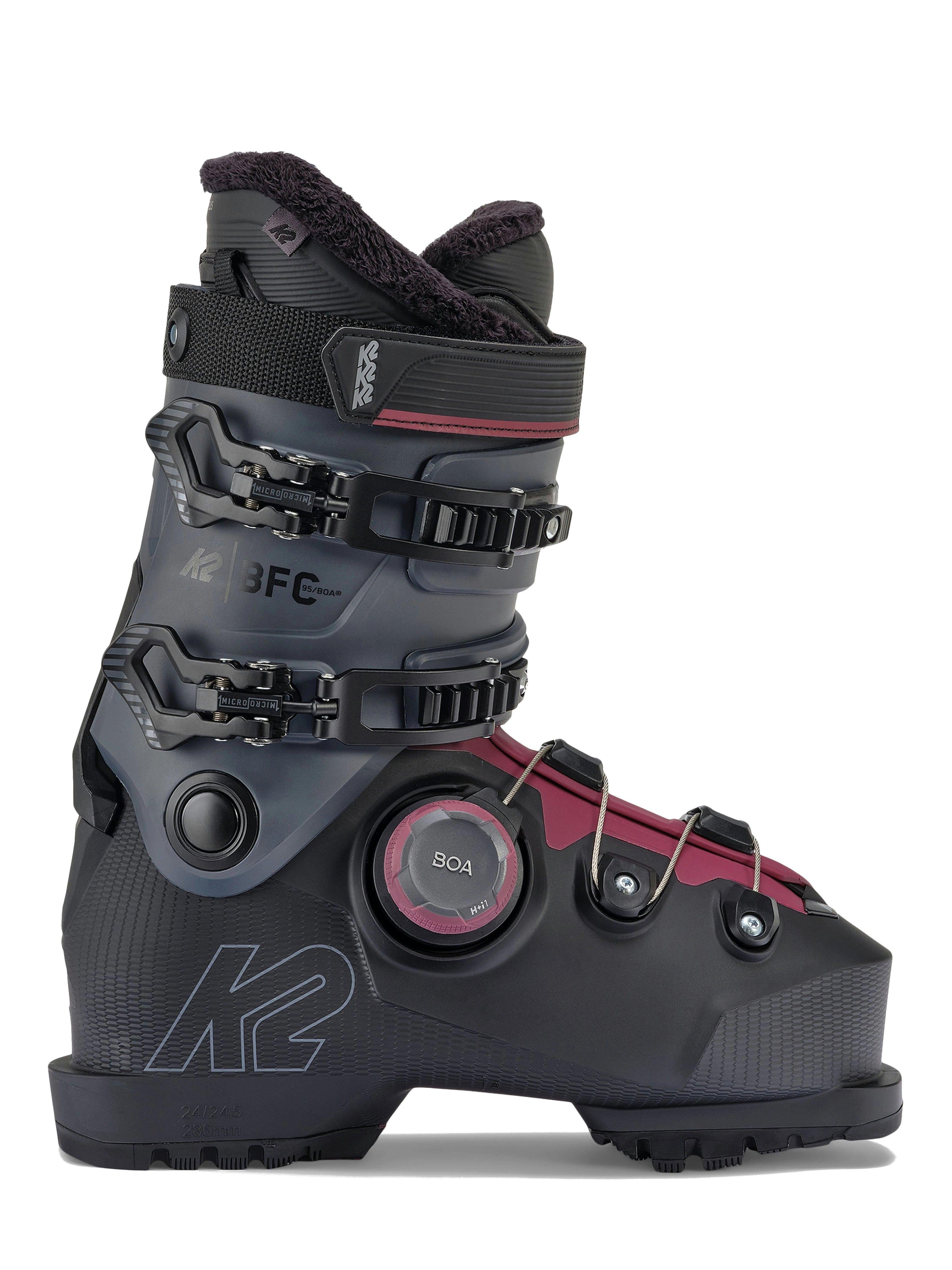 K2 Women's BFC 95 BOA Ski Boots - Black | Tiso