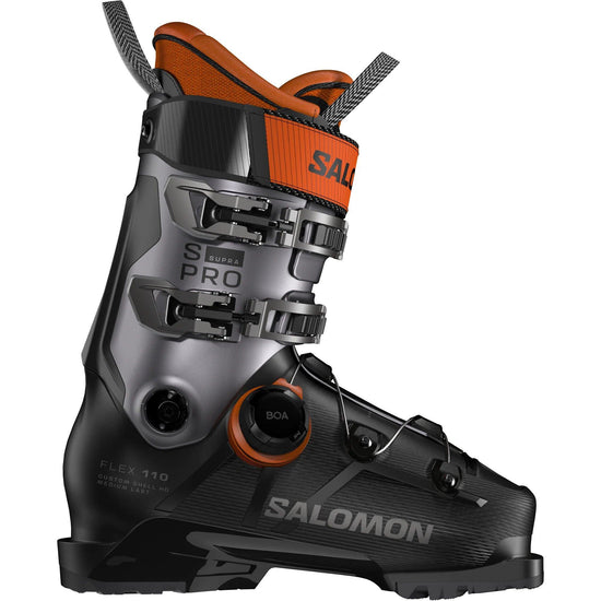 Men's S/Pro Supra BOA 110 Ski Boot - Black / Orange