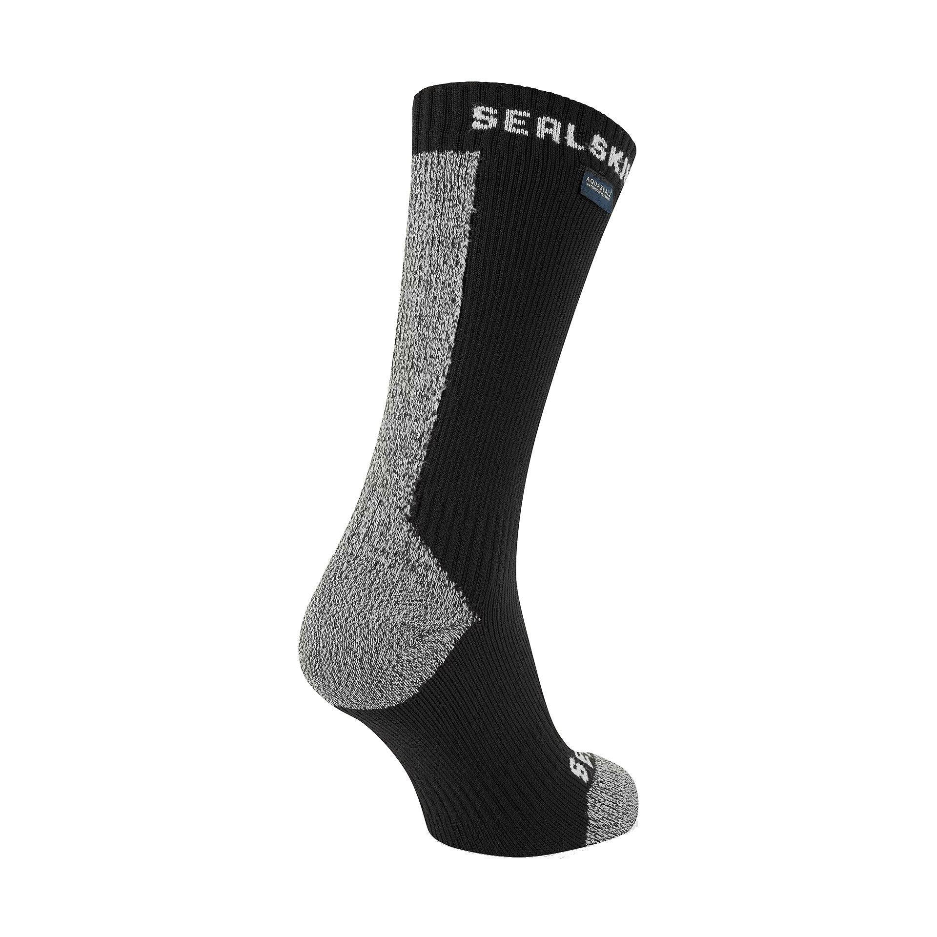 Briston Waterproof All Weather Mid Socks - Black/Grey