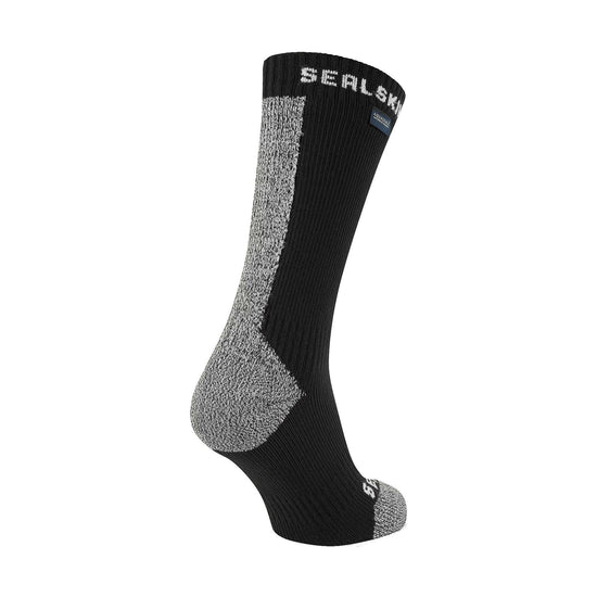 Briston Waterproof All Weather Mid Socks - Black/Grey