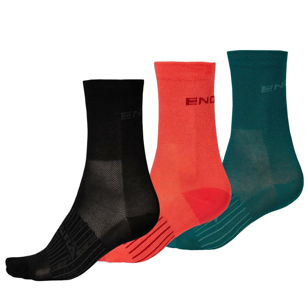 Women's Coolmax Race Sock - 3 Pack - Black