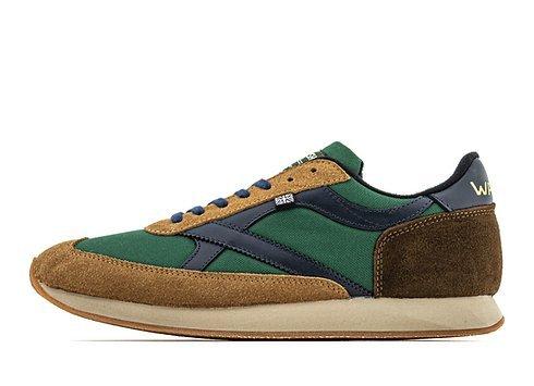 Men's Whirlwind Trainers - Navy/Brown/Green