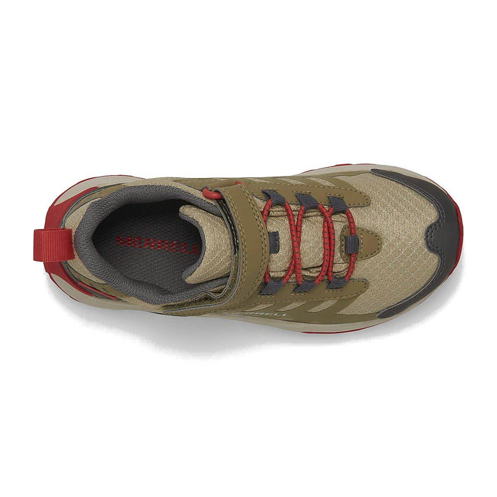 Kids' Moab Speed 2 Low A/C Waterproof Shoes - Red